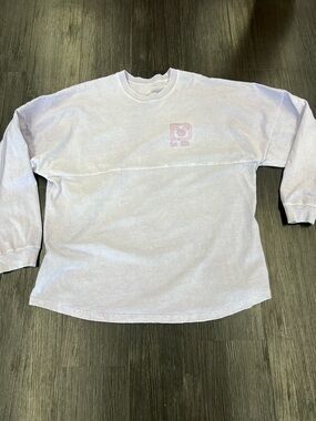 Light Purple Lavender "EST. 1871" Graphic Long Sleeve Tee Shirt